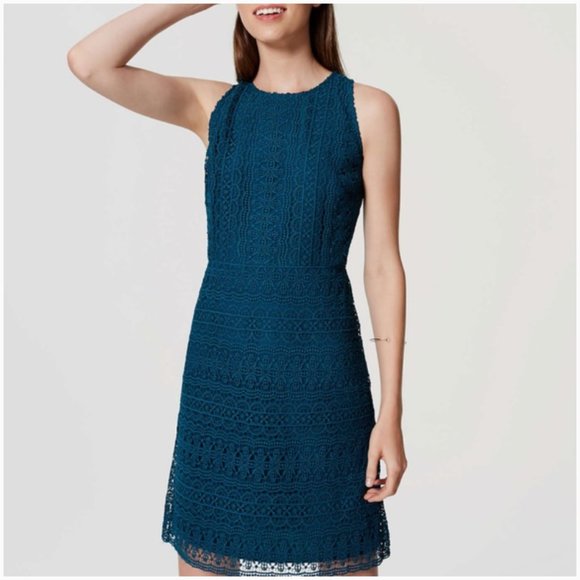 LOFT Dresses & Skirts - NWT LOFT Lace Crochet Sheath Dress Size 2